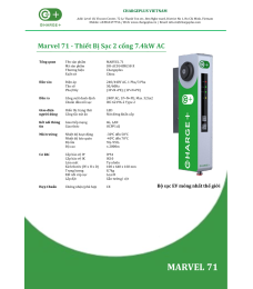 Marvel 71- 2 Cổng 7.4 KW AC(Bao gồm vật tư và  nhân công lắp đặt tại Tp.hcm- khoảng cách cáp không quá 10m)